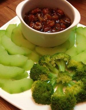RAU LUỘC CHẤM KHO QUẸT