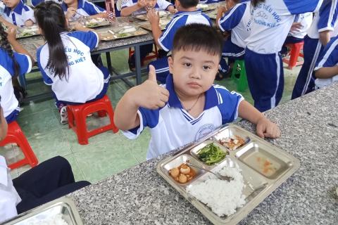 Suất ăn công nghiệp cho trường học tại Gò Vấp